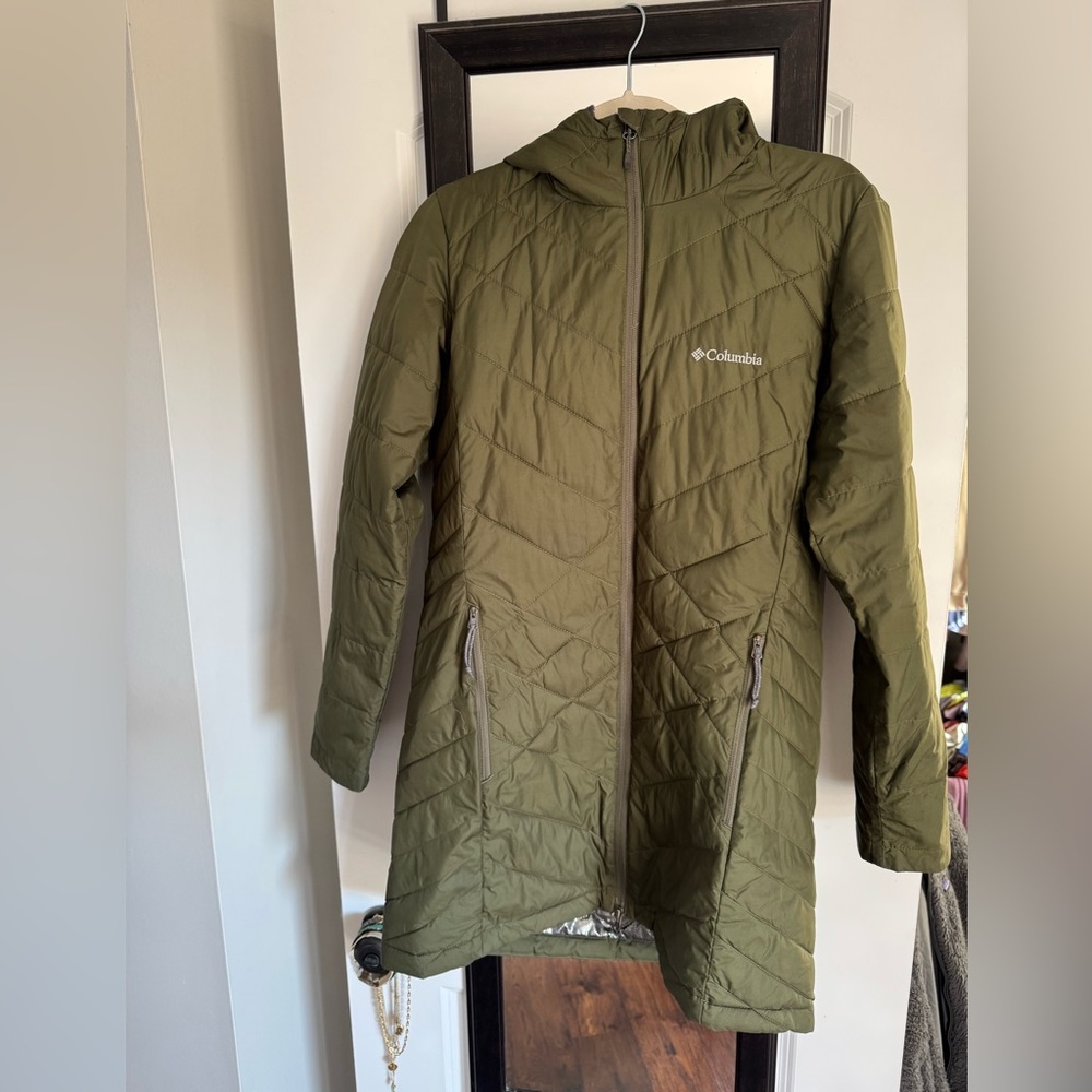 Women’s Columbia Omni-Heat Jacket in Green